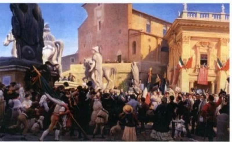 Proclamazione della Costituzione in Campidoglio
